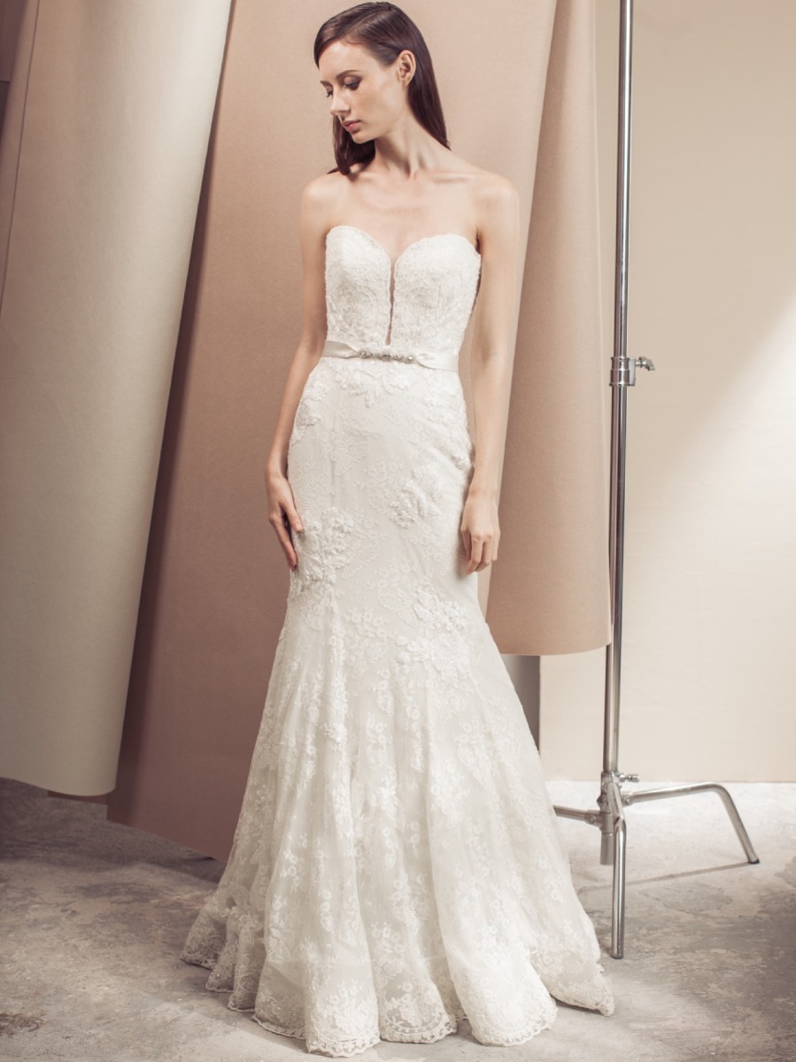 VALENCIA | Elegant Mermaid Lace Wedding Dress | 2019 Bridal | Lusan ...